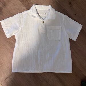 Zara textured collared shirt. Size 2T